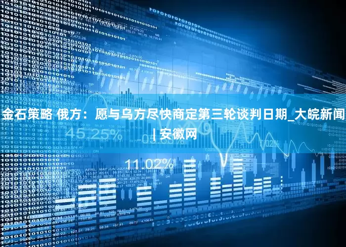 金石策略 俄方：愿与乌方尽快商定第三轮谈判日期_大皖新闻 | 安徽网