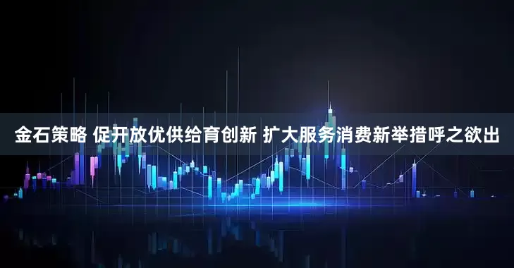 金石策略 促开放优供给育创新 扩大服务消费新举措呼之欲出