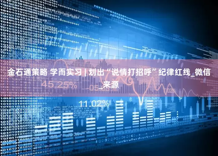 金石通策略 学而实习 | 划出“说情打招呼”纪律红线_微信_来源